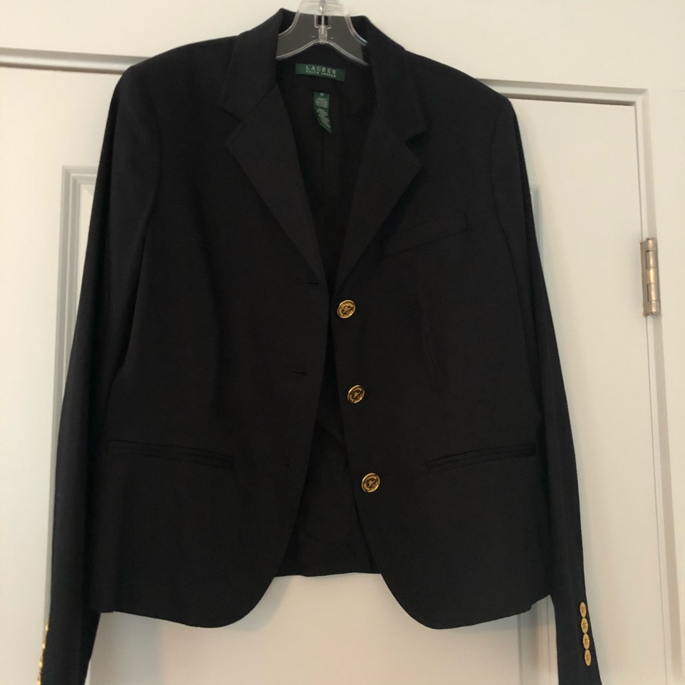 Lauren by Ralph Lauren Black Blazer. SZ 12